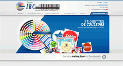 Desktop Screenshot of ibclabels.com